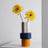 Vintage Patchwork Ceramic Vase