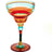 Handmade Colorful Cocktail Glass