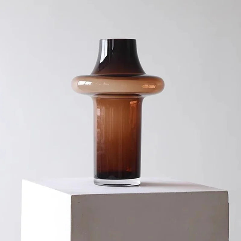 Nordic Minimalist Glass Bottle Vase