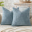 Chenille Knitted Throw Pillow Cover Set