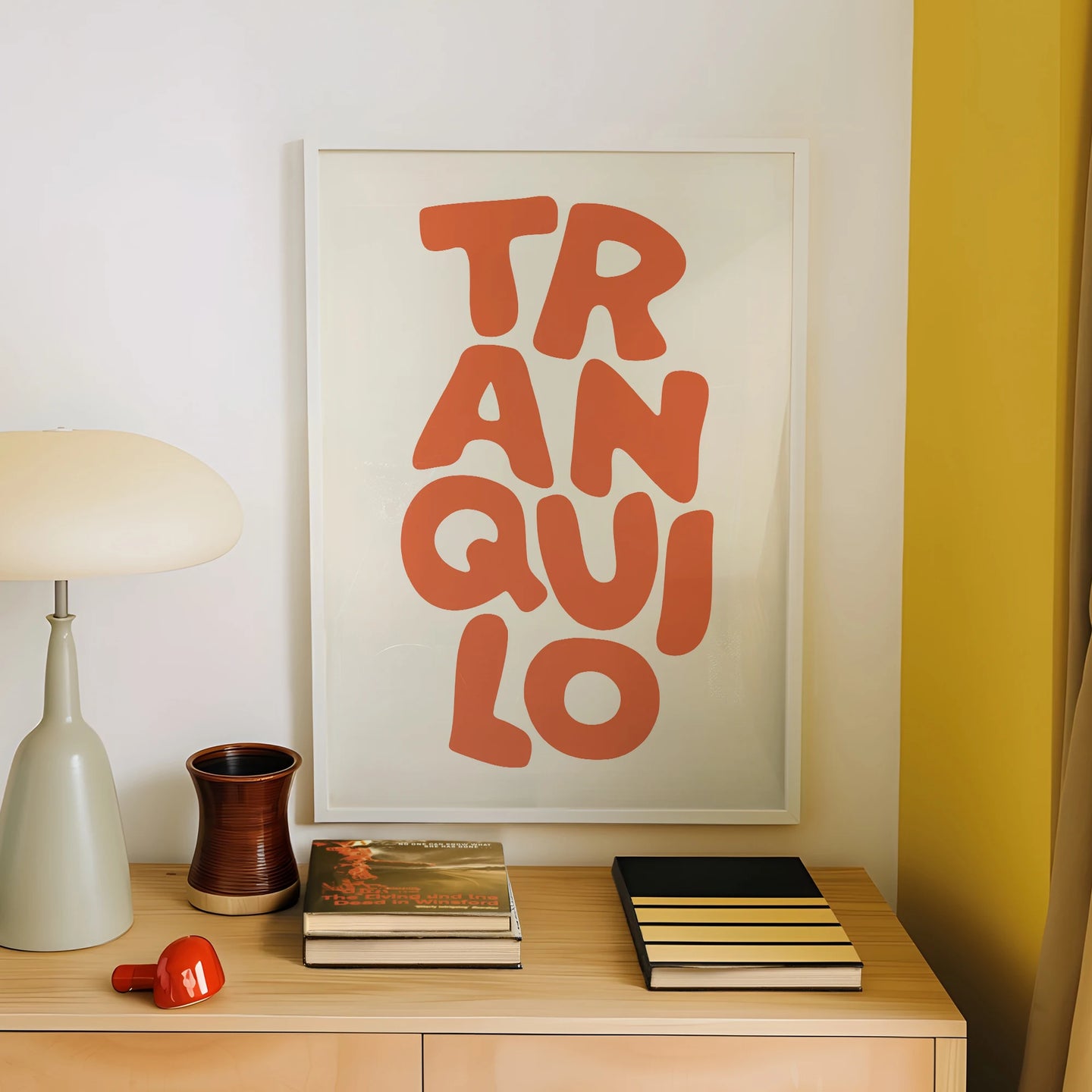 Retro Boho Typography Art Print