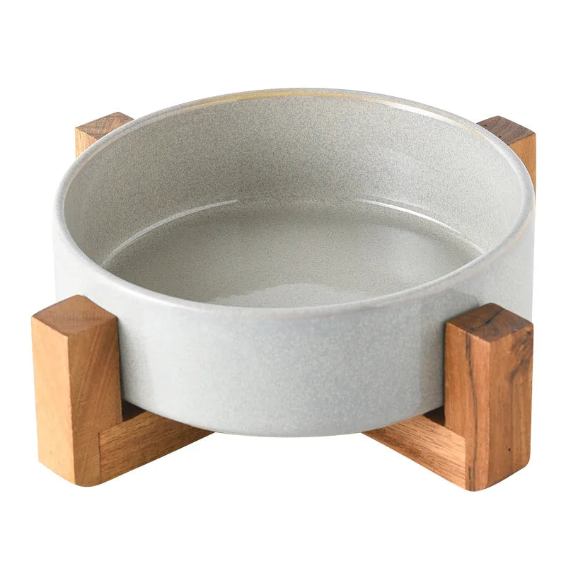 Japanese Kiln Ceramic Cat Bowl