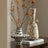 Modern Line Striped Ceramic Vase