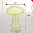Mushroom Glass Bud Vase