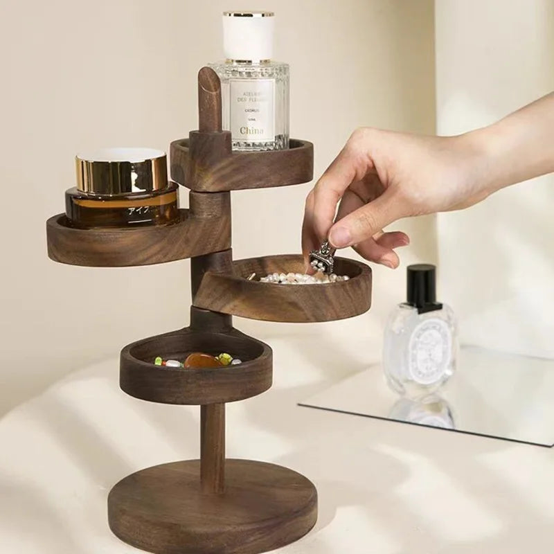 Wooden Key and Jewelry Holder