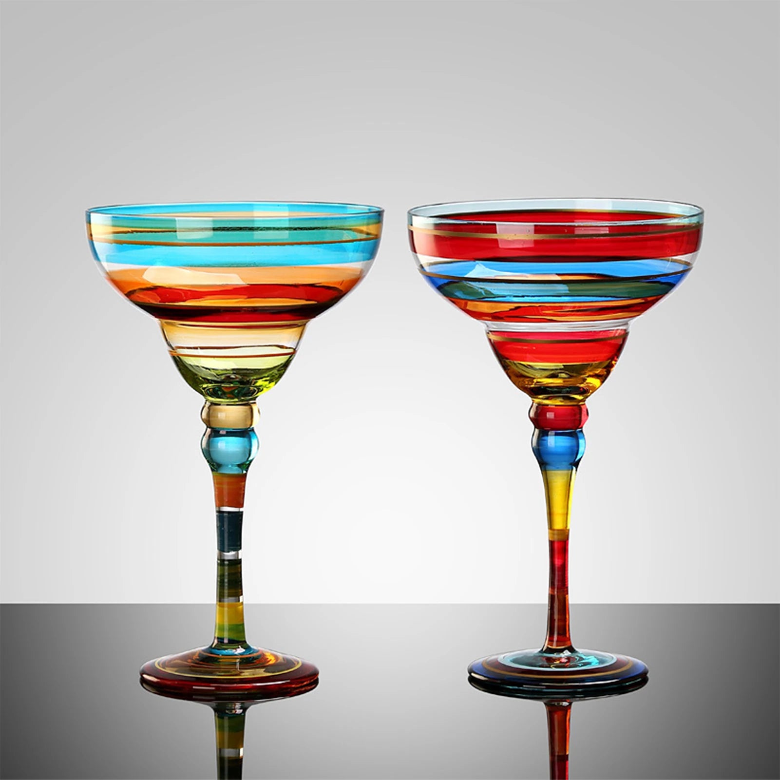 Hand-Painted Margarita Glass