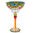 Hand-Painted Margarita Glass