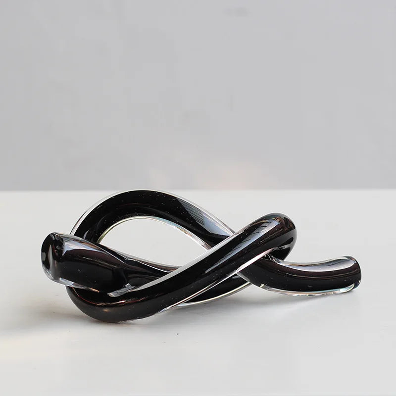 Glass Knot Sculpture