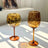 Vintage Leopard Crystal Goblet