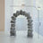 Geometric Glass Arch Sculpture