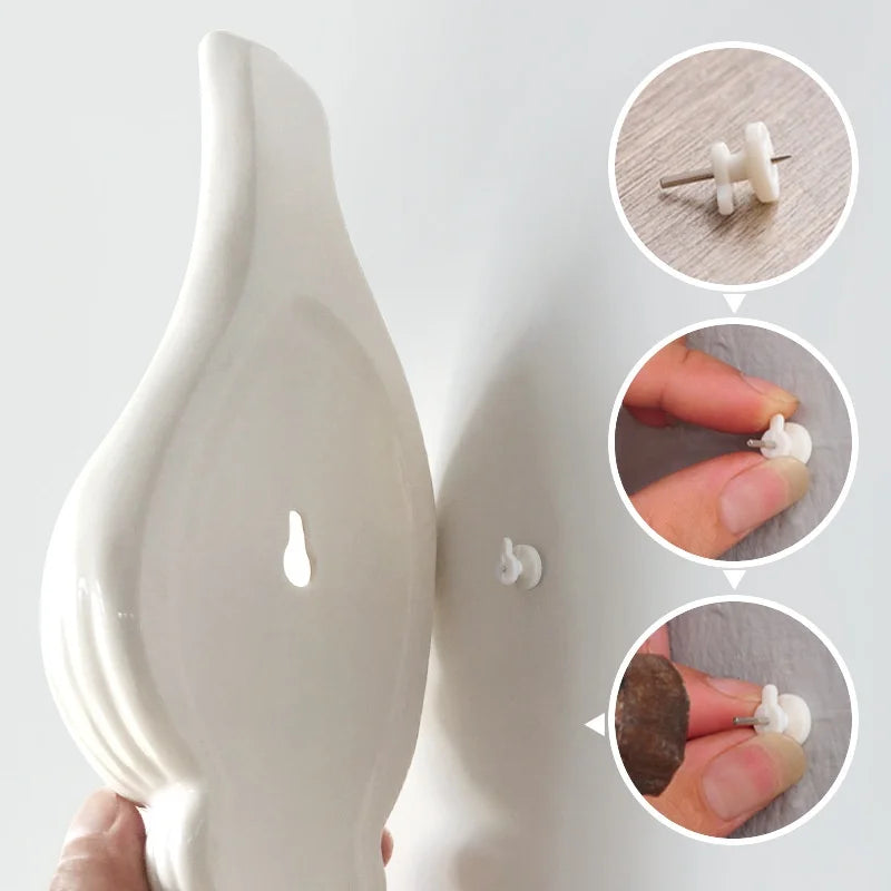 Ceramic Seashell Wall Vase