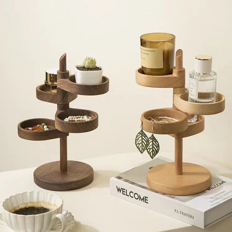 Wooden Key and Jewelry Holder