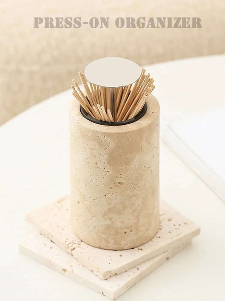 Wabi-Sabi Pop-Up Toothpick Holder