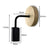 Vintage Wood Wall Sconce