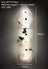 Sculptural Marble Copper Wall Sconce