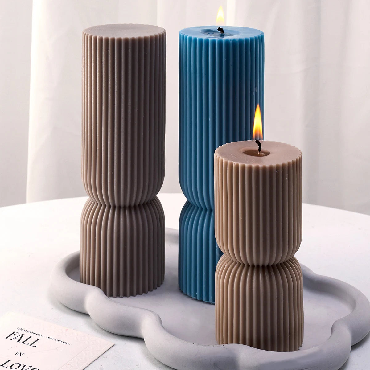 Cylindrical Candle Silicone Mold