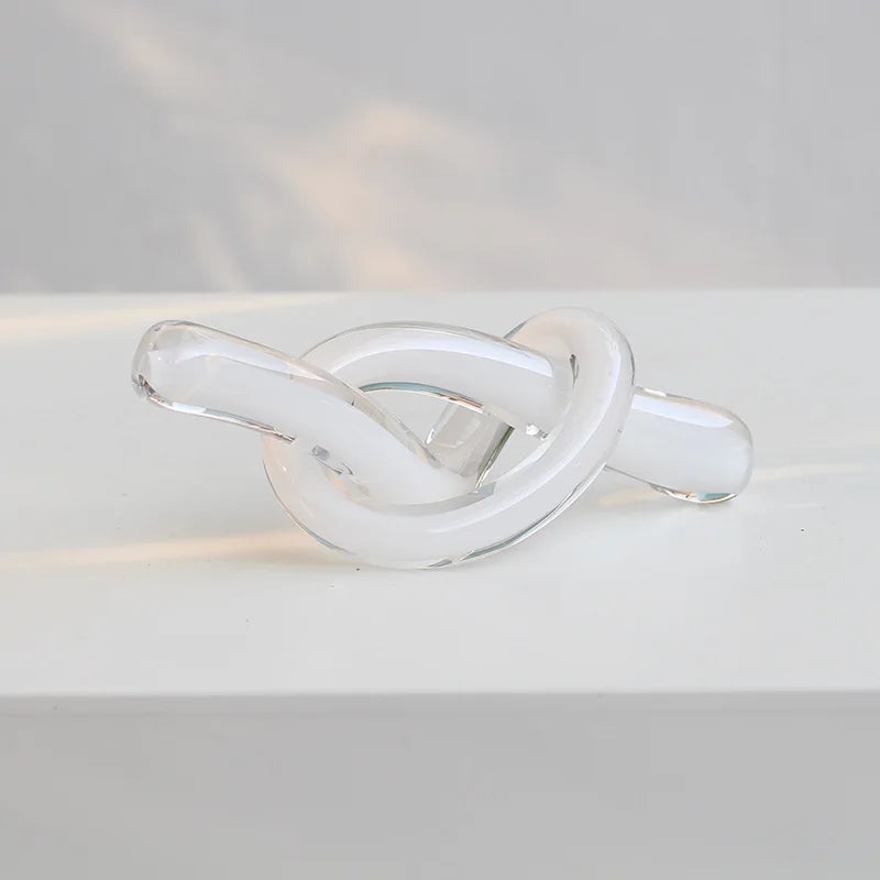 Glass Knot Sculpture