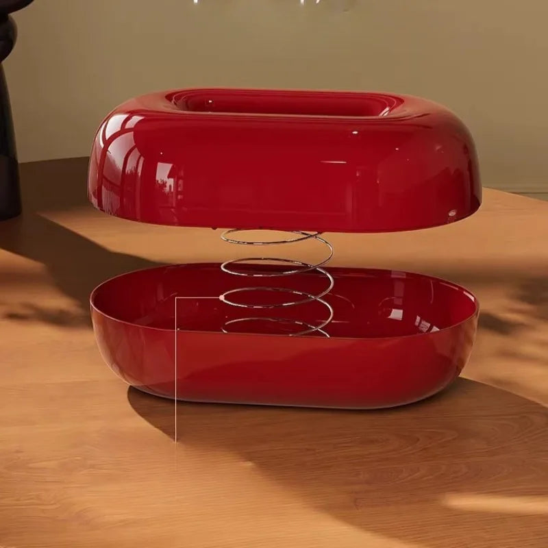Decorative Oval Pull-Out Tissue Box