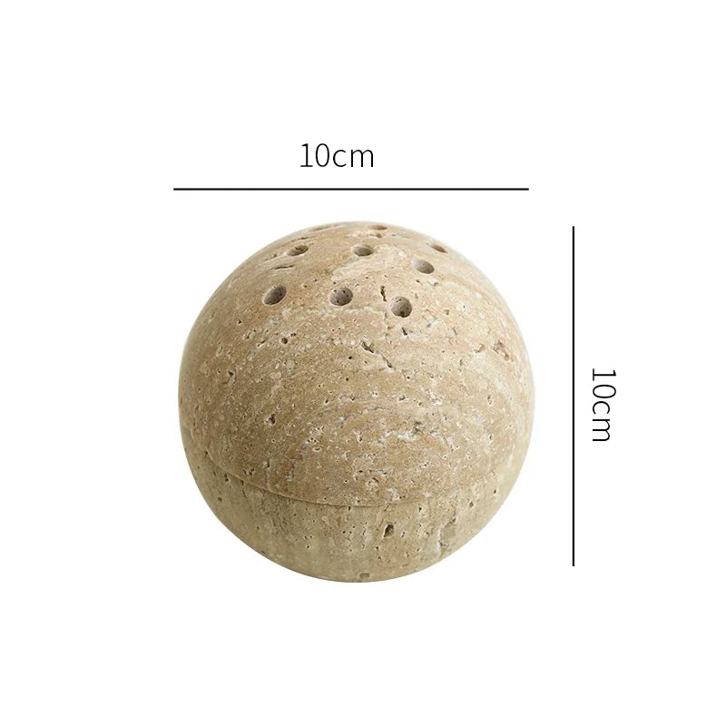Marble Sphere Incense Burner