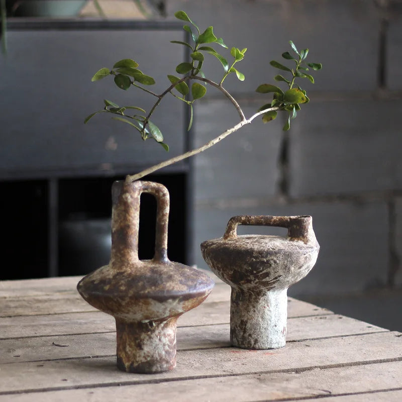 Rustic Clay Pottery Vase