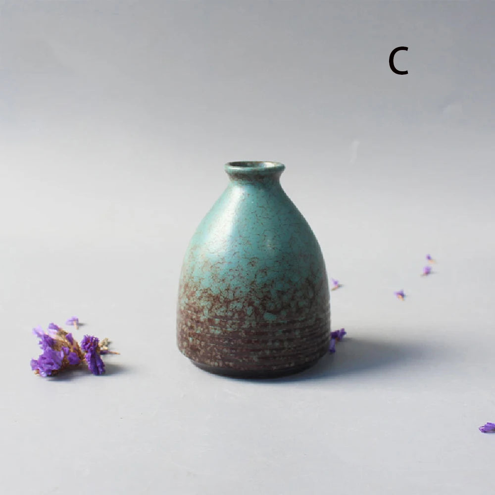 Japanese Minimalist Ceramic Bud Vase