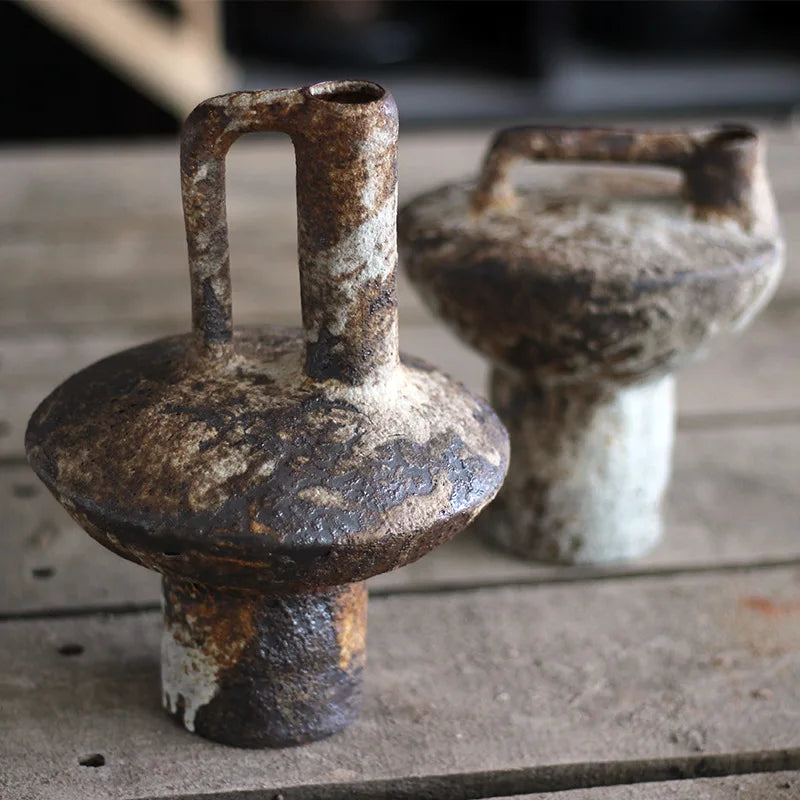 Rustic Handmade Clay Vase