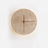 Travertine Clock Wall Sconce