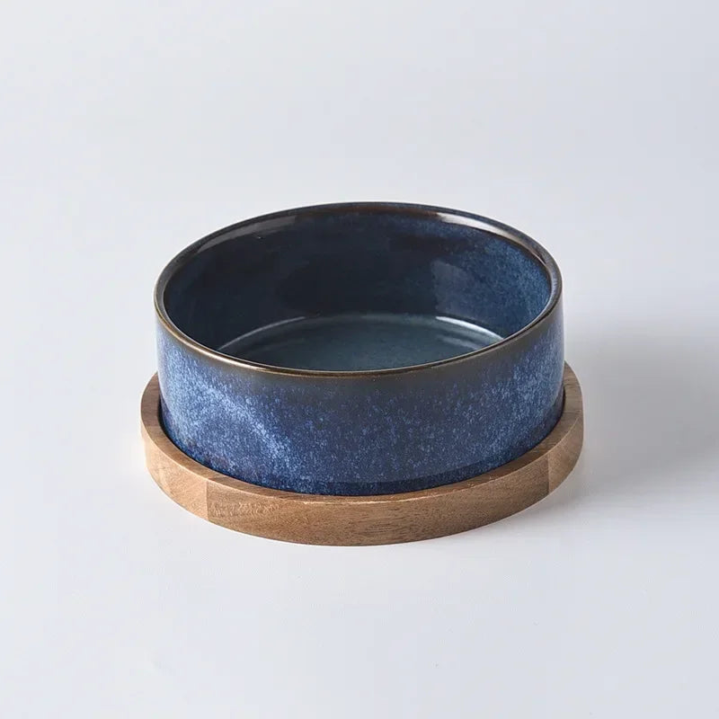 Elevated Ceramic Cat Bowl