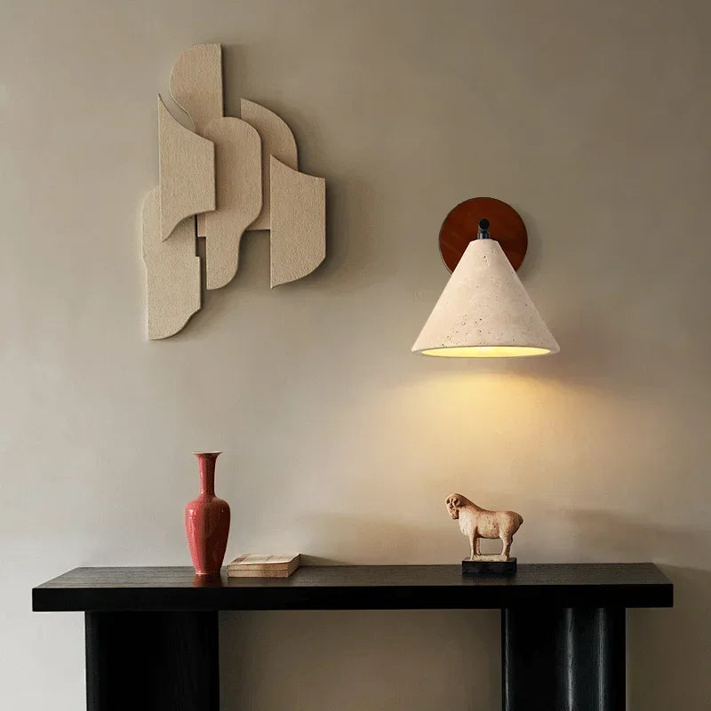 Classical Natural Stone Wall Sconce