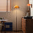 Vintage Acrylic Shade Floor Lamp