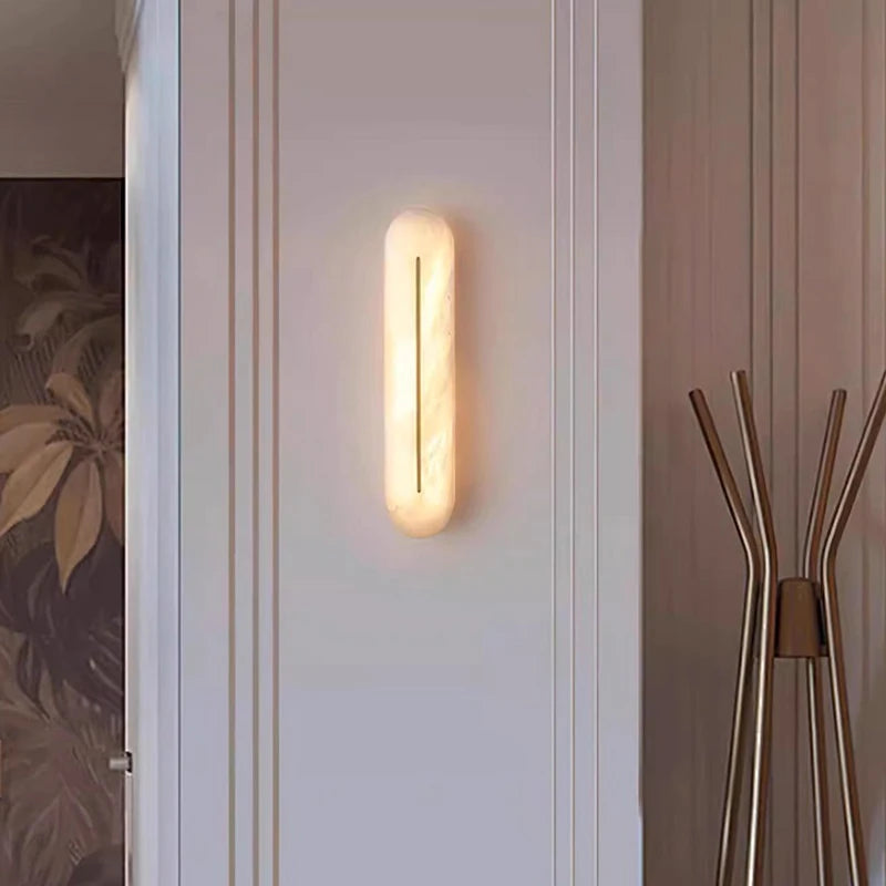 Italian Natural Marble Wall Sconce