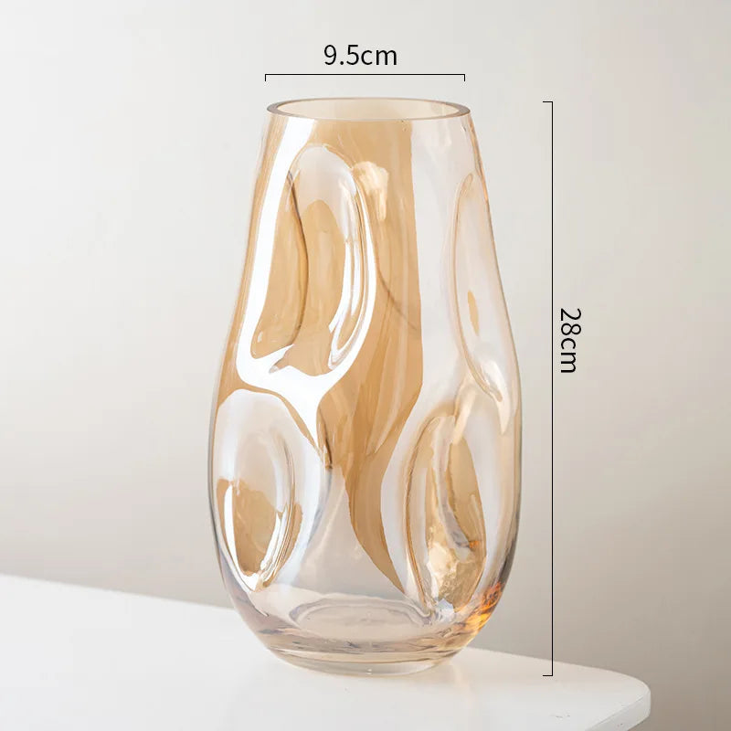 Stained Glass Sculptural Vase
