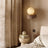 Japanese Wabi-Sabi Travertine Sconce