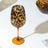 Vintage Leopard Crystal Goblet
