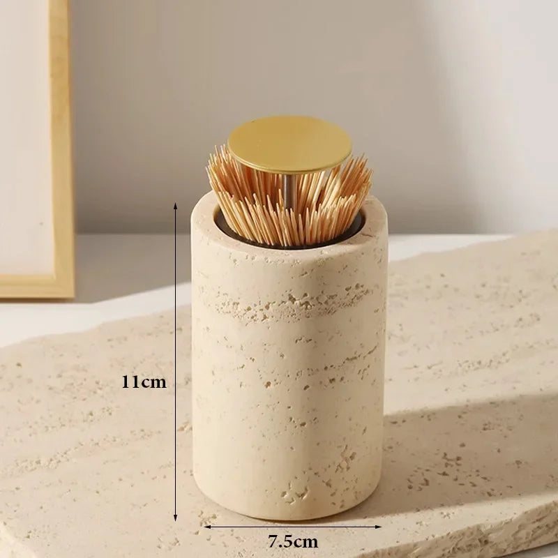 Wabi-Sabi Pop-Up Toothpick Holder