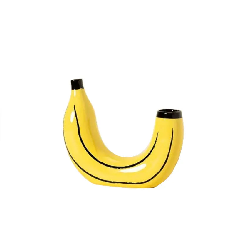 Resin Banana Decorative Vase