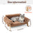 Raised Wooden Leg Cat Sofa Bed