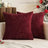 Chenille Knitted Throw Pillow Cover Set
