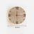 Travertine Clock Wall Sconce