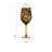 Vintage Leopard Crystal Goblet