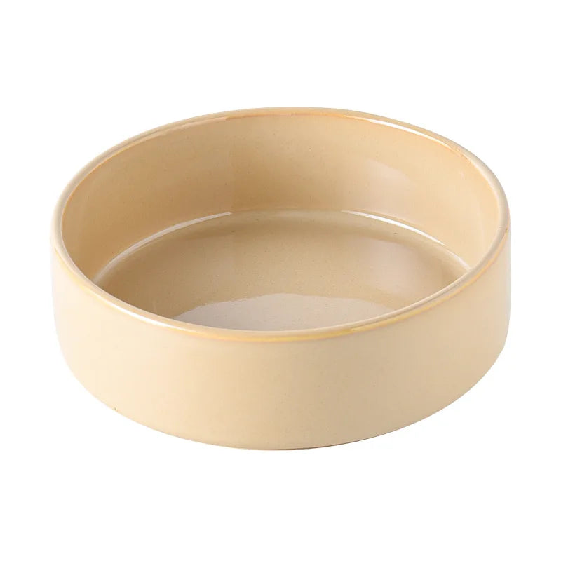 Japanese Kiln Ceramic Cat Bowl
