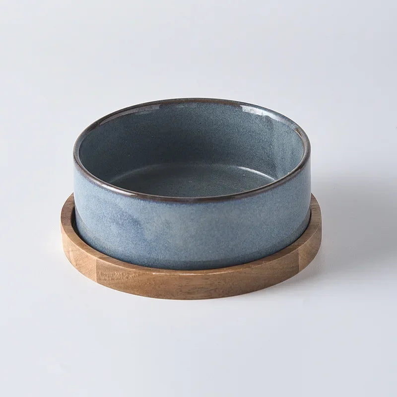 Elevated Ceramic Cat Bowl
