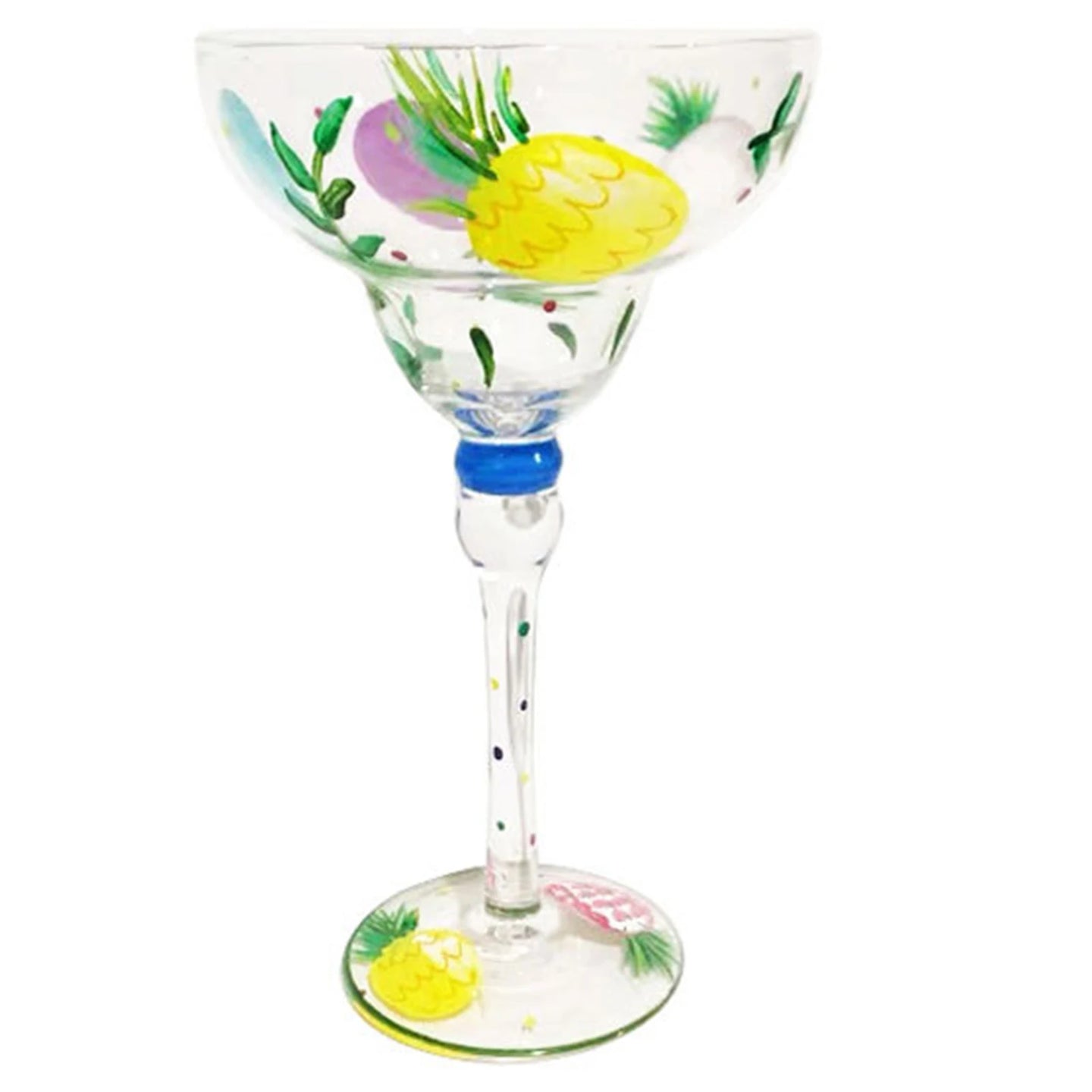 Hand-Painted Margarita Glass