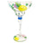 Hand-Painted Margarita Glass