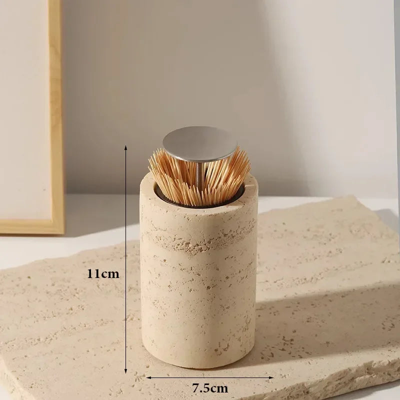 Wabi-Sabi Pop-Up Toothpick Holder