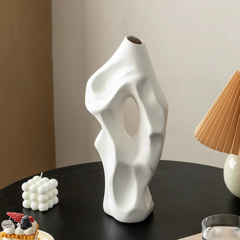 Irregular Minimalist Ceramic Vase