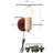 Travertine Pull Chain Wall Sconce