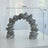 Geometric Glass Arch Sculpture