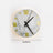 Travertine Clock Wall Sconce