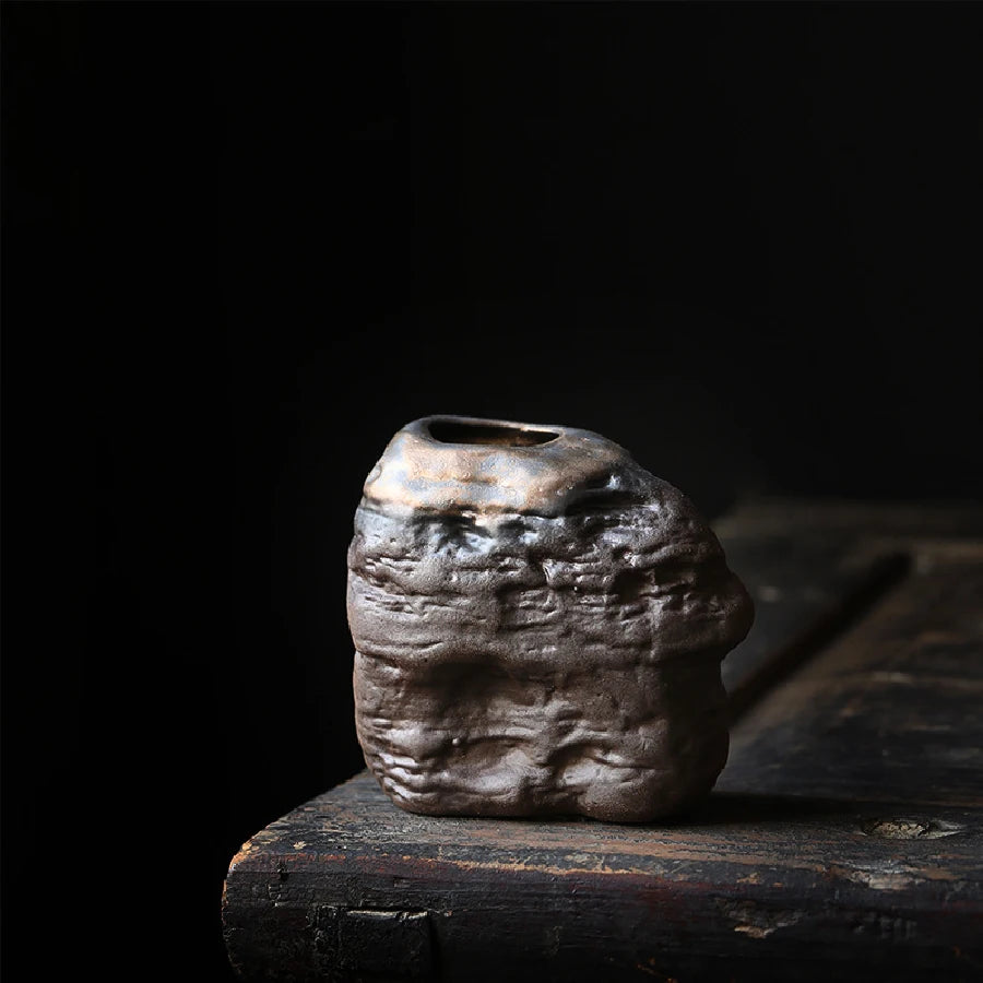 Mini Rustic Pottery Bud Vase